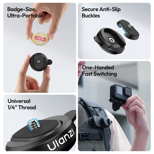 Base Quick Release Ulanzi CK-02 para DJI Osmo Pocket 3