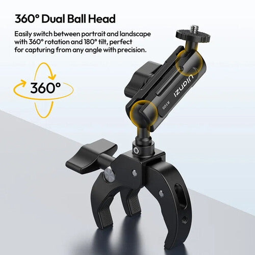 Ulanzi R105 Abrazadera para Bici para GoPro, Insta360