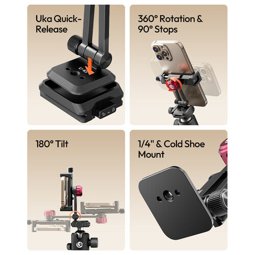 Montura para tripié para Celular Ulanzi MA51 Metal