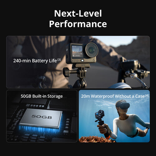 Cámara DJI Osmo Action 6 Adventure Combo