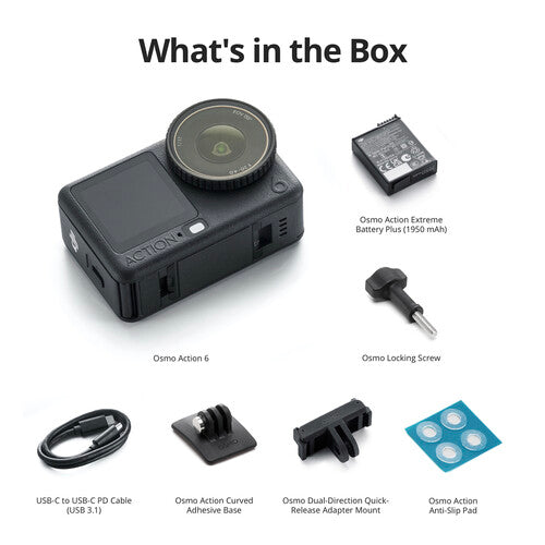 Cámara DJI Osmo Action 6 Standard Combo