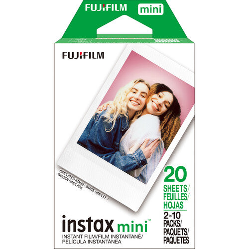 Cartucho Fujifilm Instax mini iso 800 Twin Pack (20 Hojas)