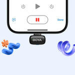 Micrófono Lavalier Dual Boya Mini-12