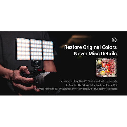 Lámpara SmallRig RM75 RGB Magnetic Smart Led 3290