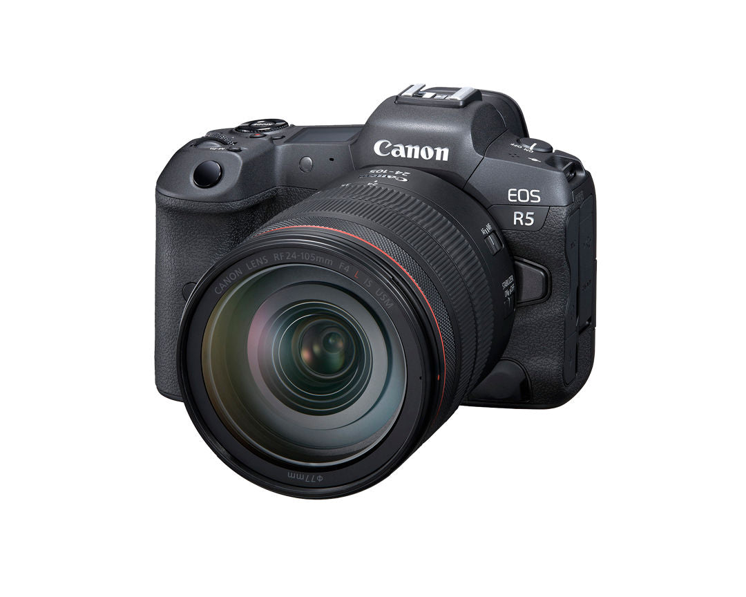 CÁMARA CANON EOS R5 CON LENTE RF 24-105MM F4 L IS USM