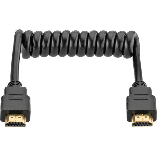 Cable Elvid HDMI a HDMI 4k Espiral de 20 a 45 cms HDMIAA-015-C2