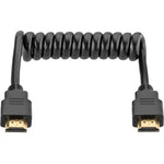 Cable Elvid HDMI a HDMI 4k Espiral de 20 a 45 cms HDMIAA-015-C2