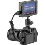 Cable Elvid HDMI a HDMI 4k Espiral de 20 a 45 cms HDMIAA-015-C2