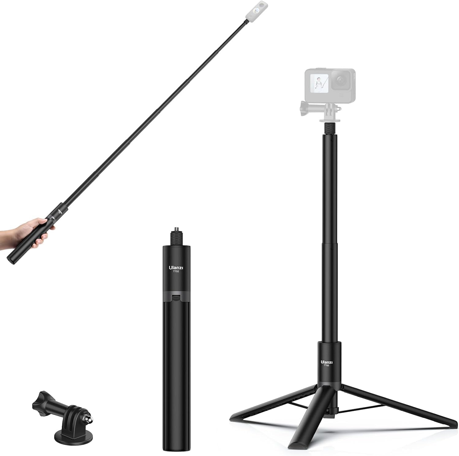 Minitripié y Selfie Stick Ulanzi TT52