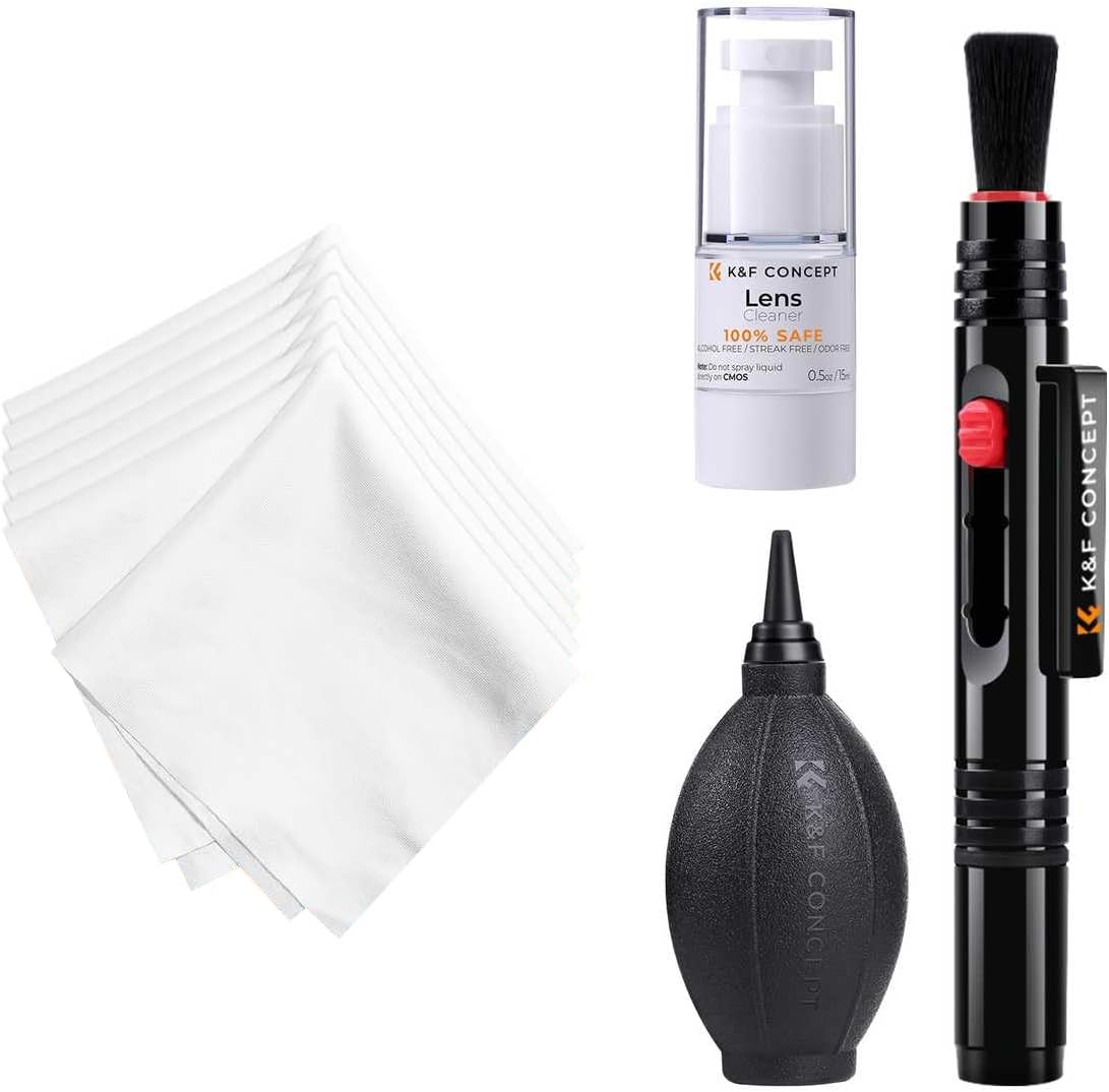 Kit de Limpieza 4 en 1 K&F Concept para Lentes y Filtros