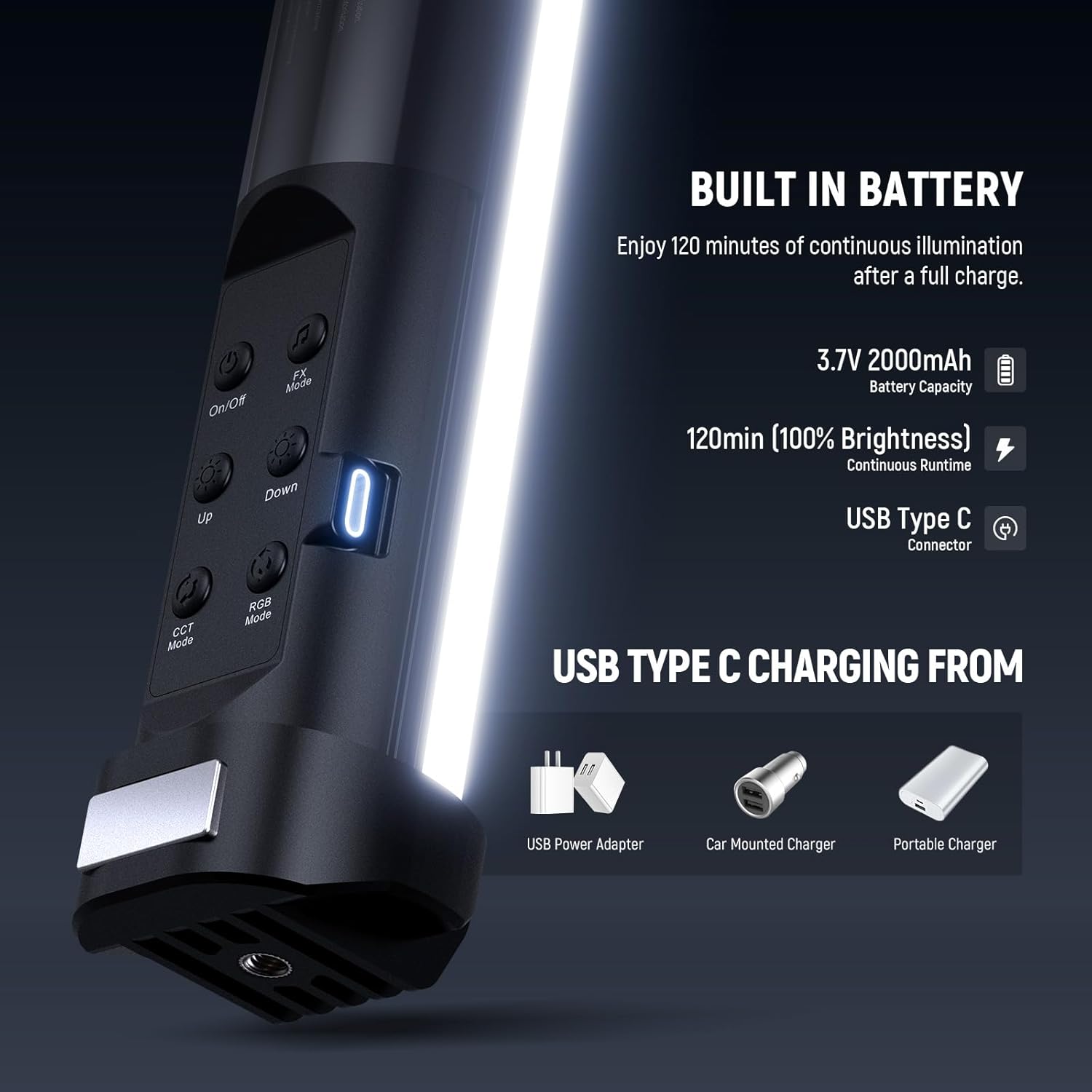 Lámpara Neewer Barra SL30 RGB Magnética