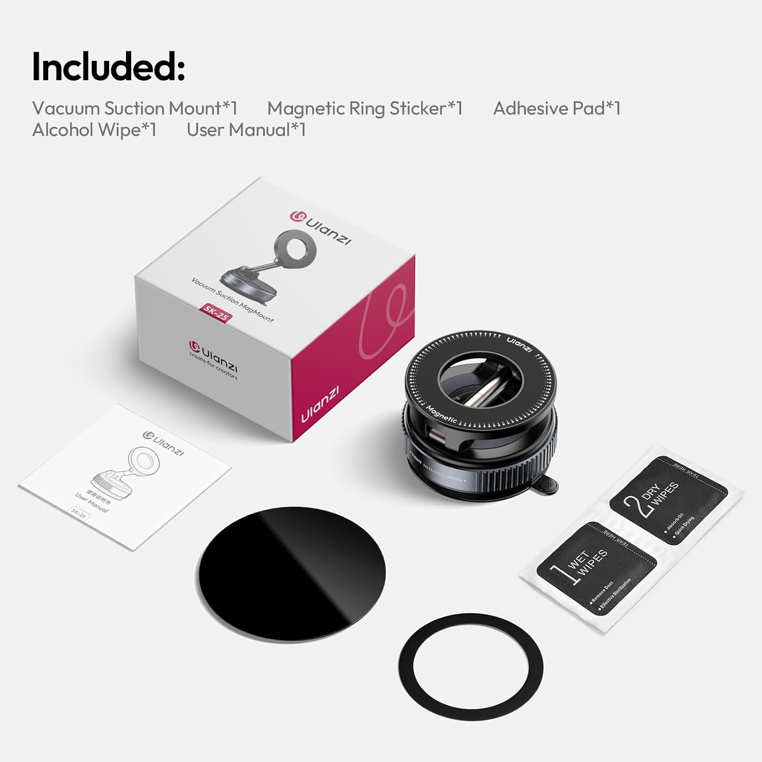 Soporte Magnético succión Ulanzi SK-25