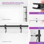 Portafondos Limo Studio Heavy Duty Negro (10x10 pies)