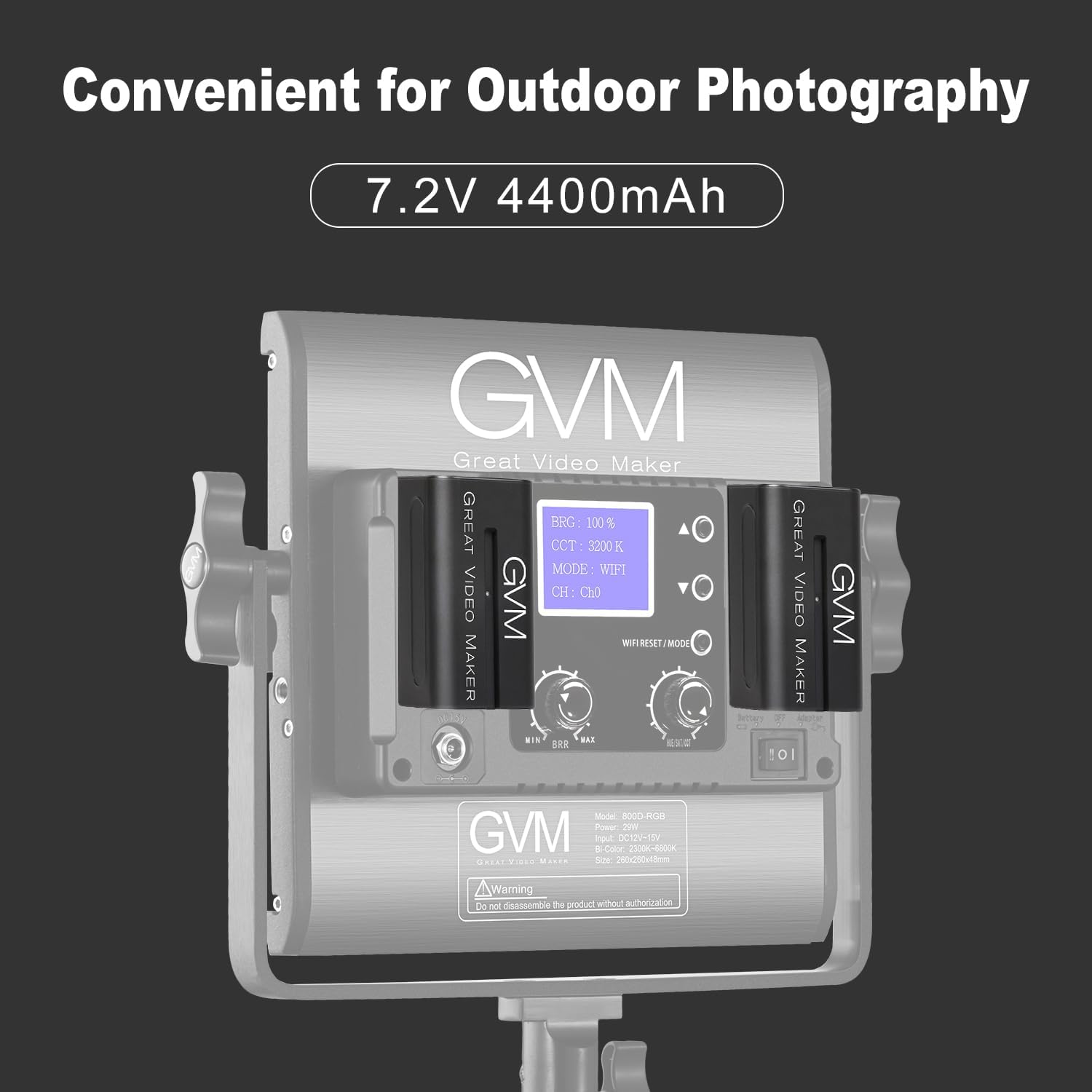 Kit de 2 Baterías GVM NP-F750 con cargadores individuales