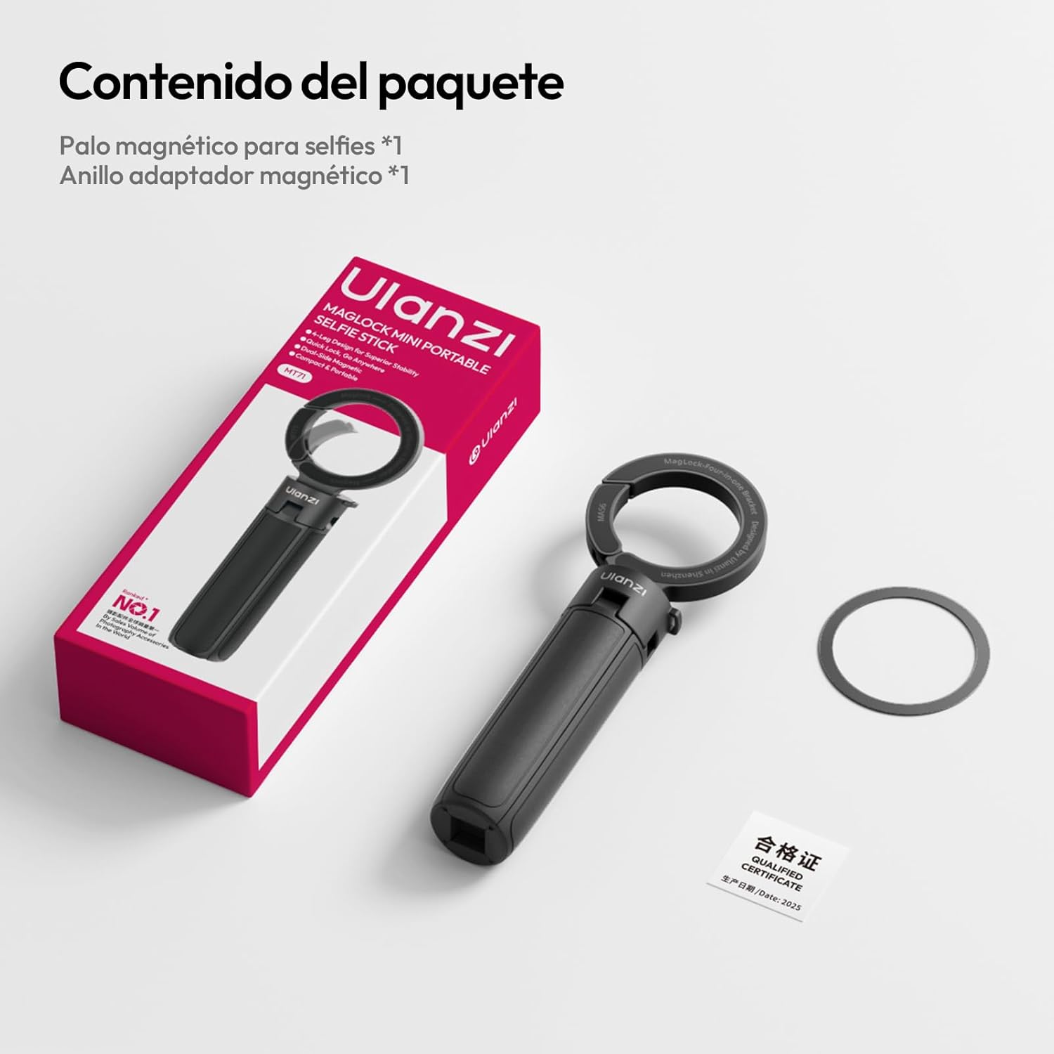 Mini Tripié Magnético para Selfie ULANZI MT71-1