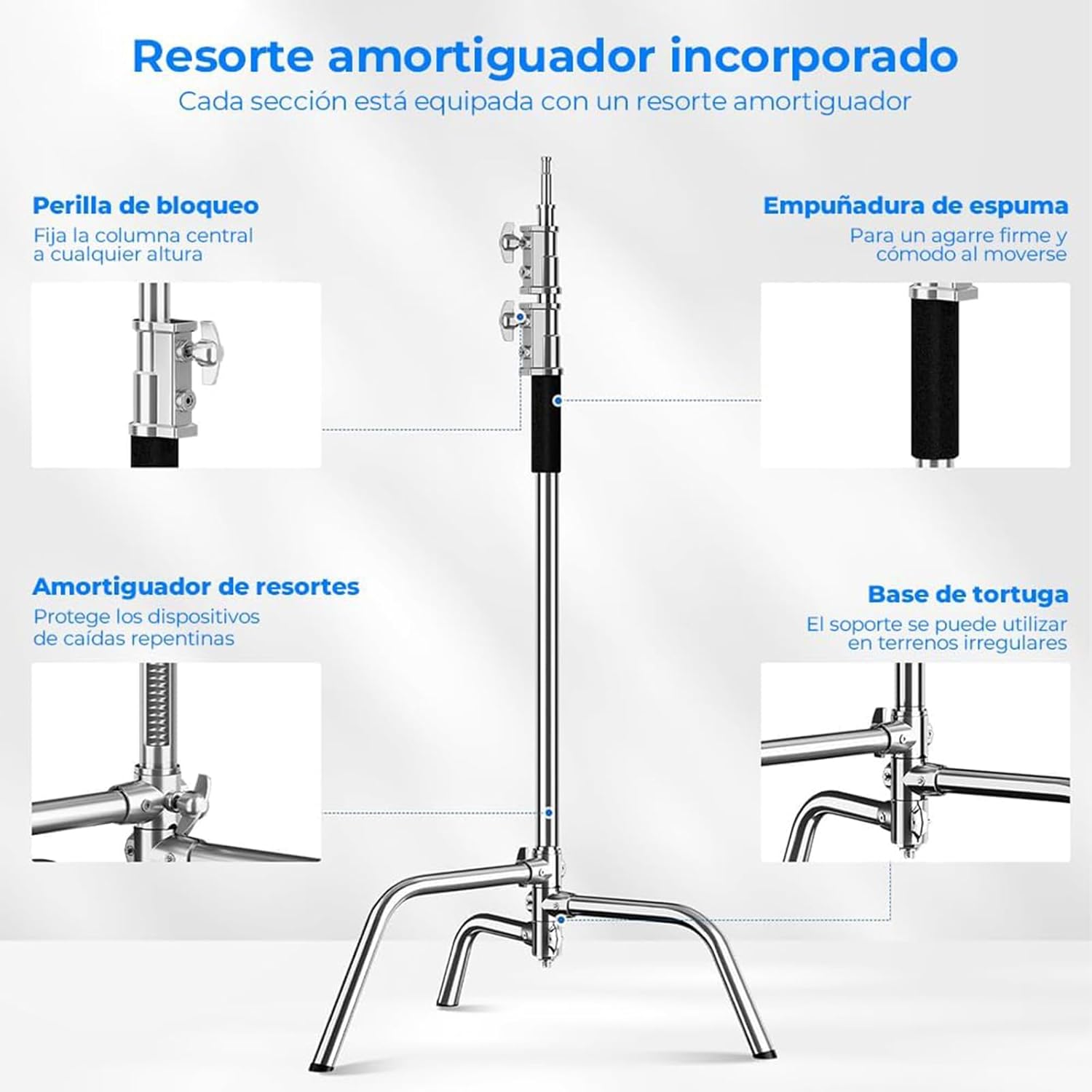 Kit de Tripié Century, Brazo y Yoyo Neewer 3.20 mts