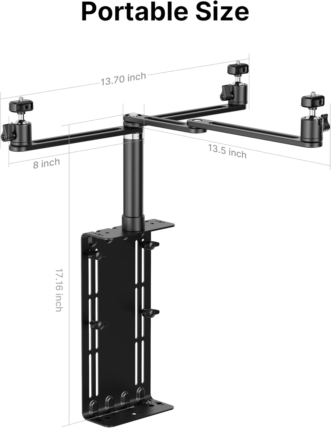 Brazo Triple para Monitor Ulanzi VS01 (T051)
