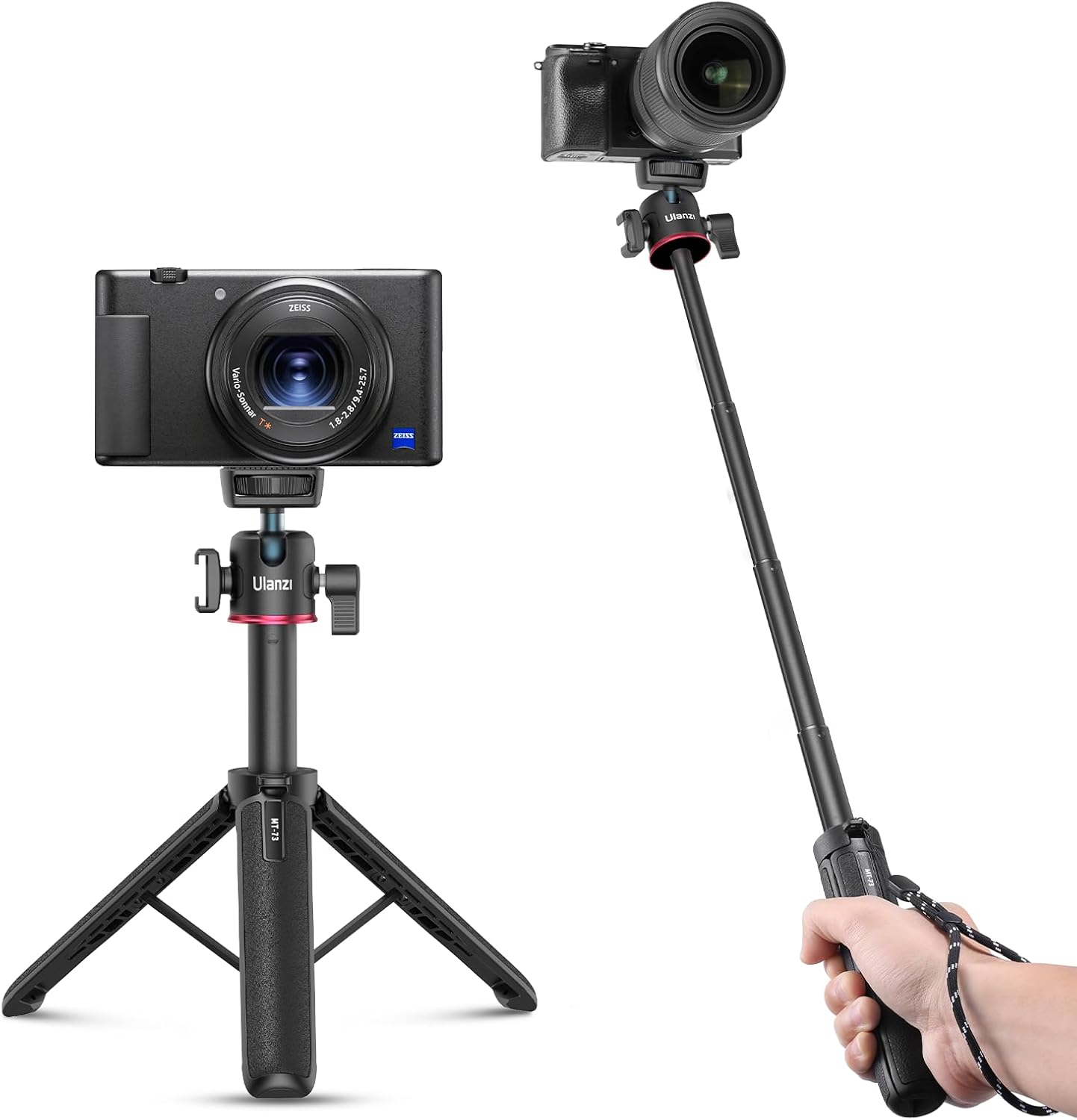 Minitripié y Selfie Stick Ulanzi MT-73