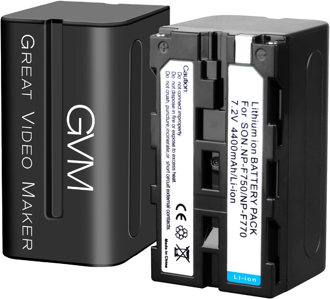 Kit de 2 Baterías GVM NP-F750 con cargadores individuales