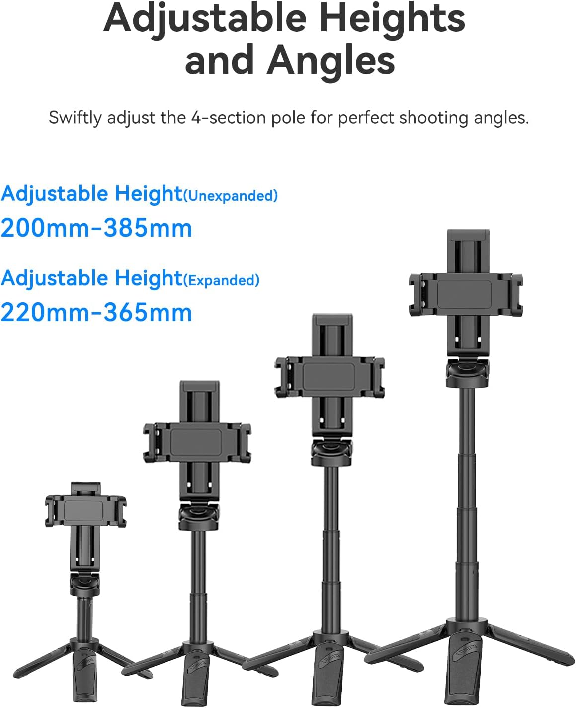 Minitripié y Selfie Stick Ulanzi JJ02 con Disparador