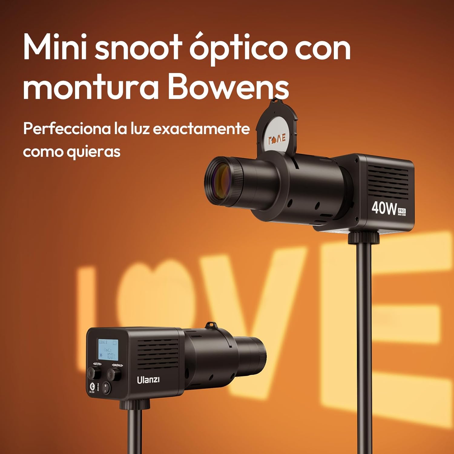 Ulanzi Mini Bowens Mount Snoot LAS007