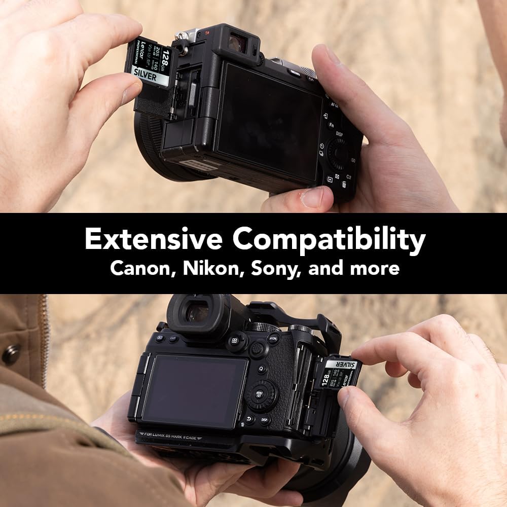 Tarjeta Lexar Profesional 128GB Silver 205MB/s