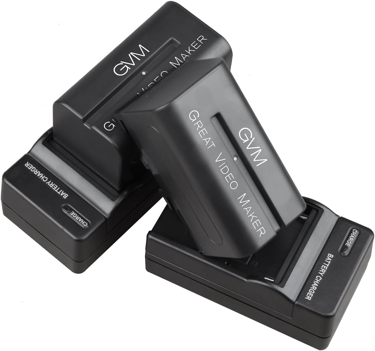 Kit de 2 Baterías GVM NP-F750 con cargadores individuales