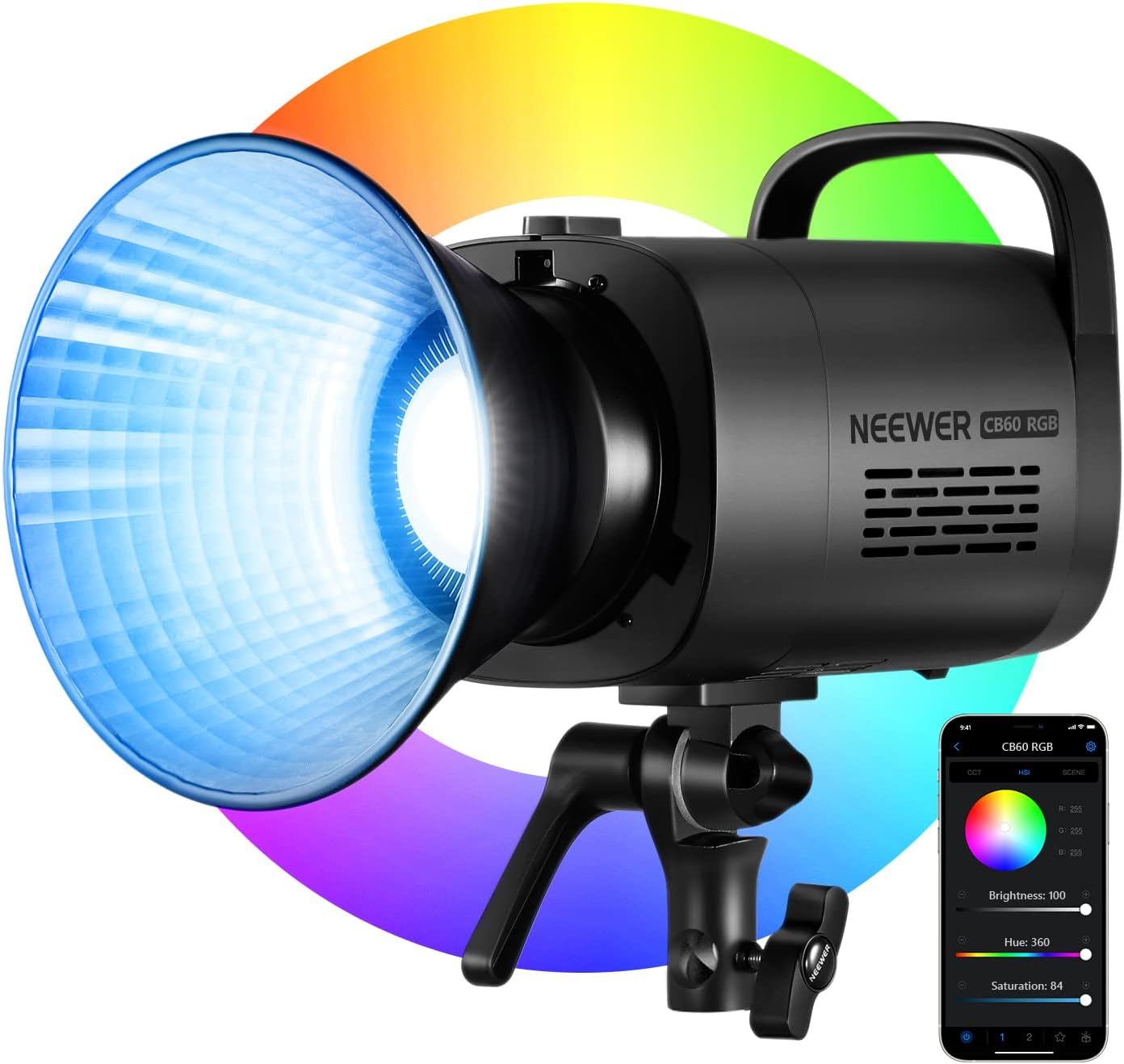 Lámpara Neewer CB60 RGB 70 watts