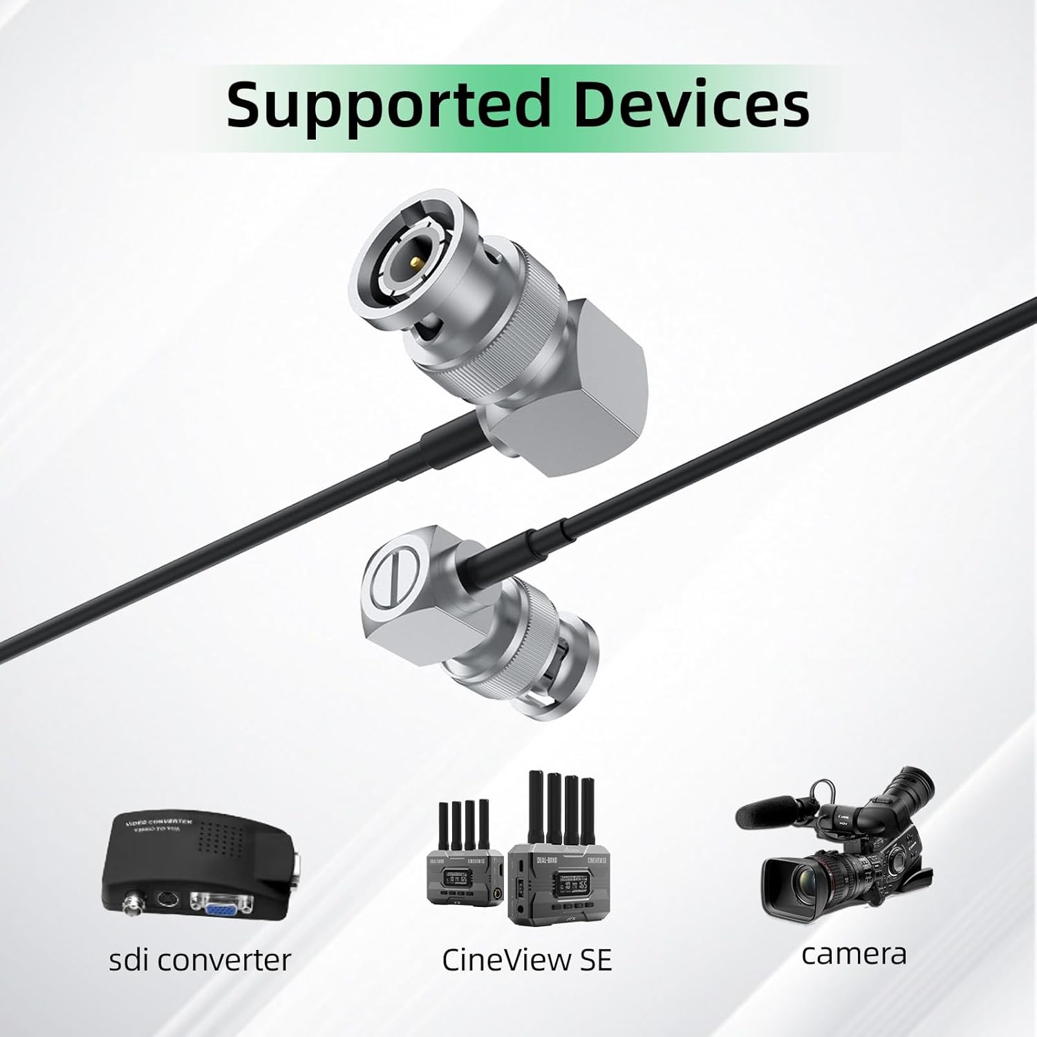 Cable Accsoon SDI a SDI 80 cms Alta velocidad (XC-BNC-SDI-80)