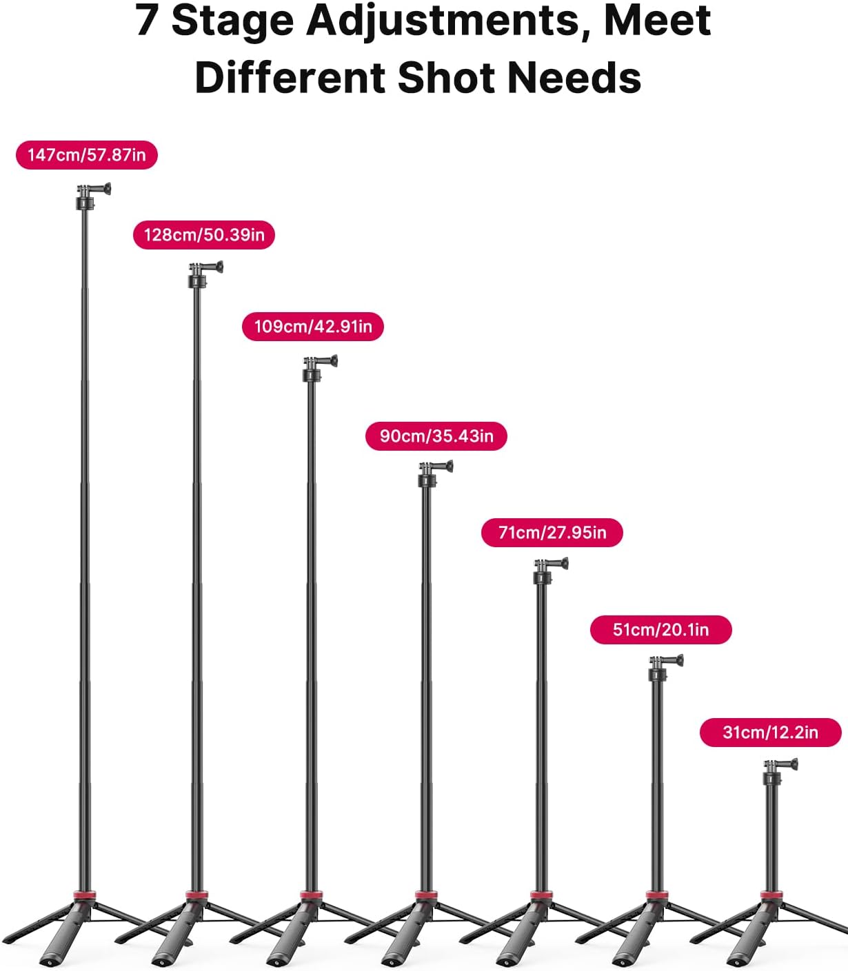 Minitripié y Selfie Stick Ulanzi Go Quick II (3113)