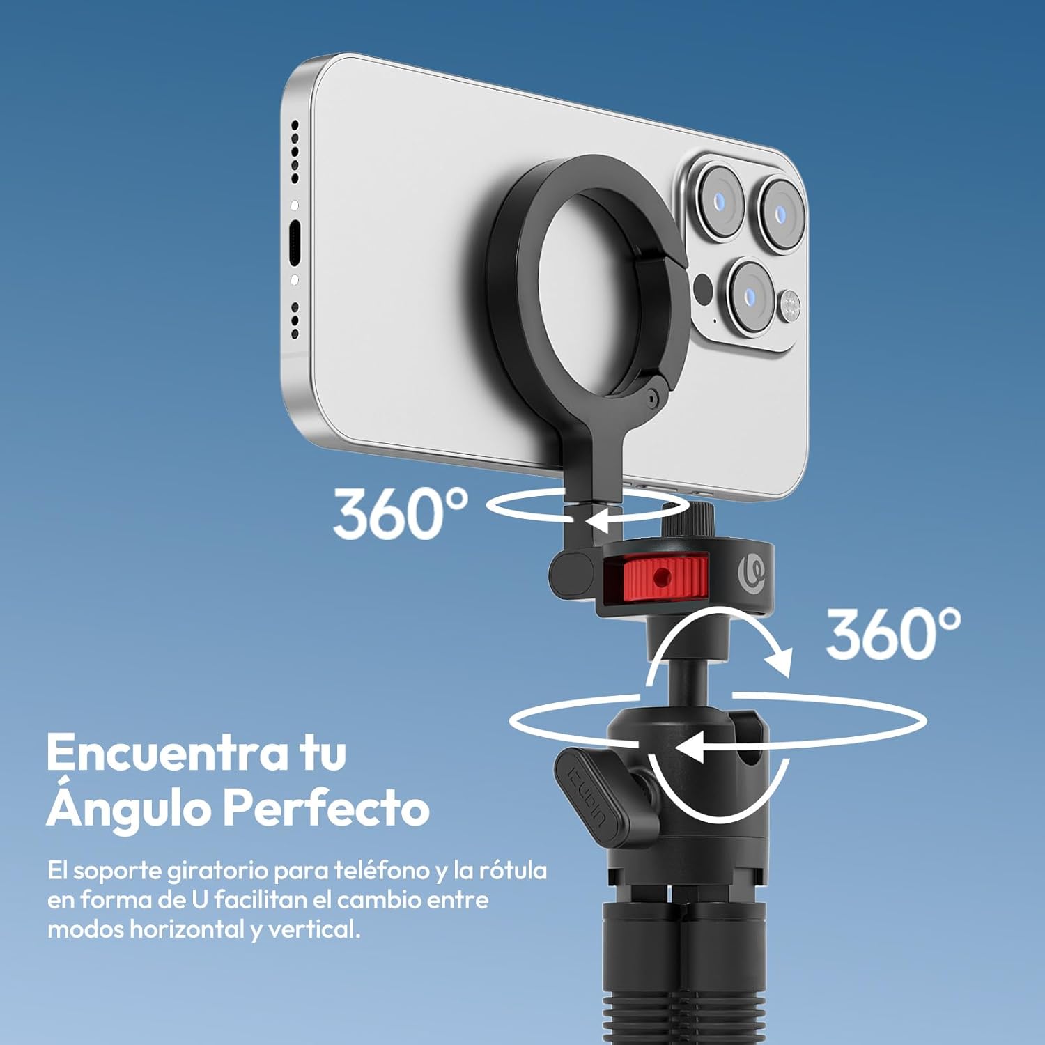 Mini Tripié Ulanzi MT30 Flexible magnético con Rosca de 1/4"