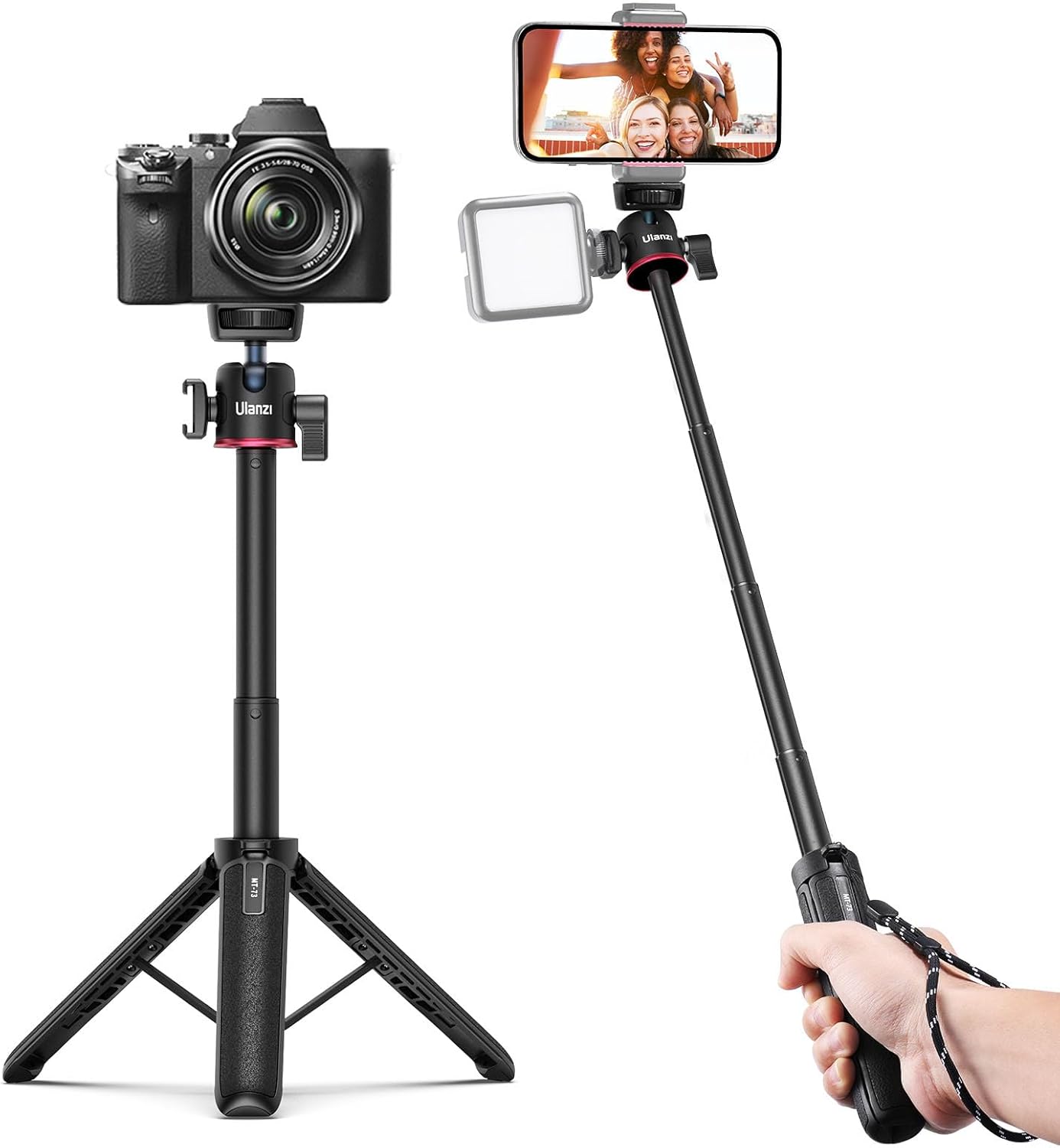 Minitripié y Selfie Stick Ulanzi MT-73