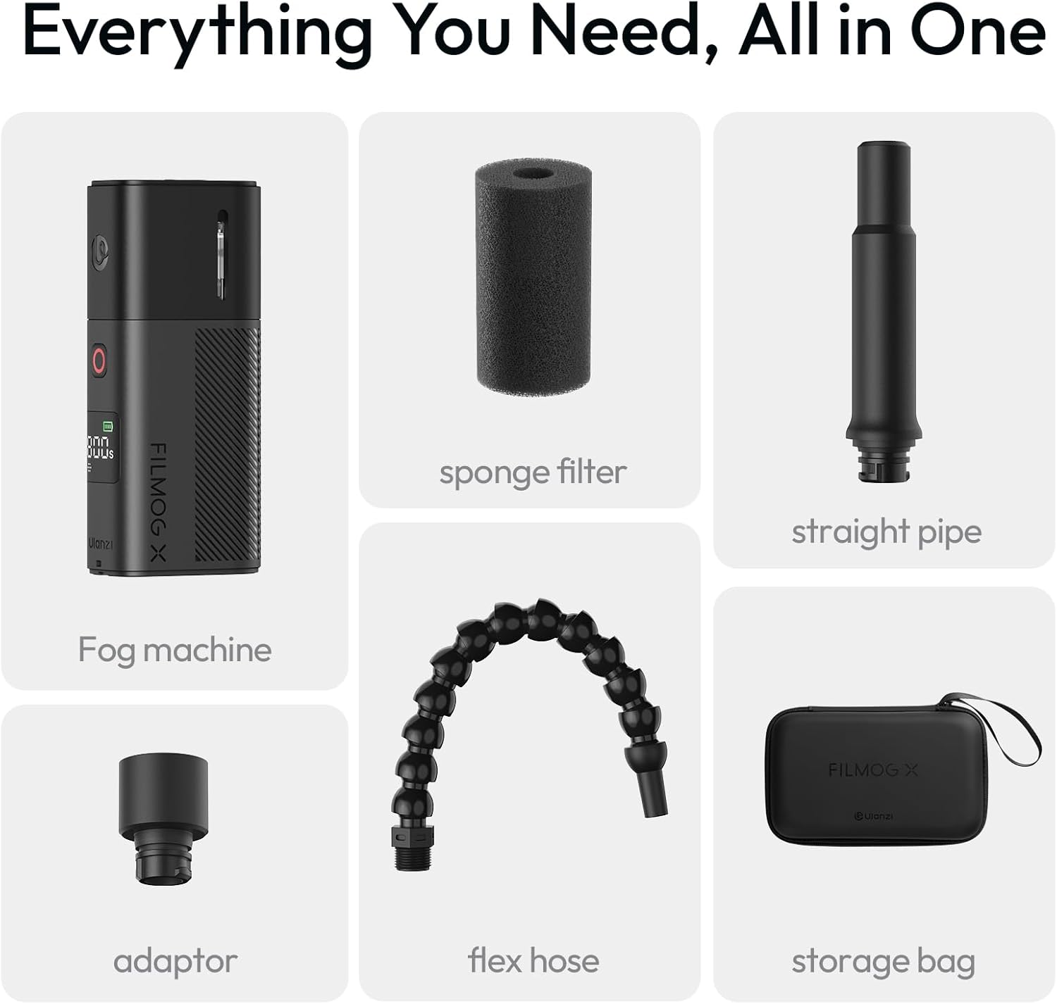 Máquina de Niebla Portátil Ulanzi FM02 FILMOG X