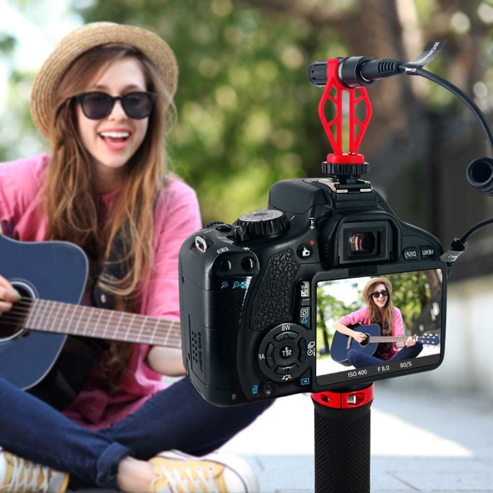 Micrófono Shotgun Acemic CAM20 para cámara y smartphone