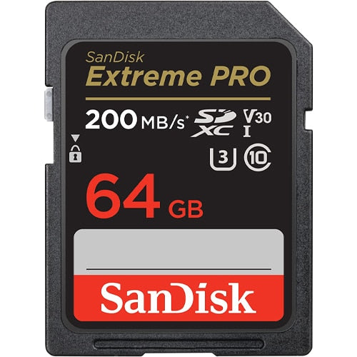 Tarjeta SanDisk Extreme PRO SDXC de 64GB 200 MB/s