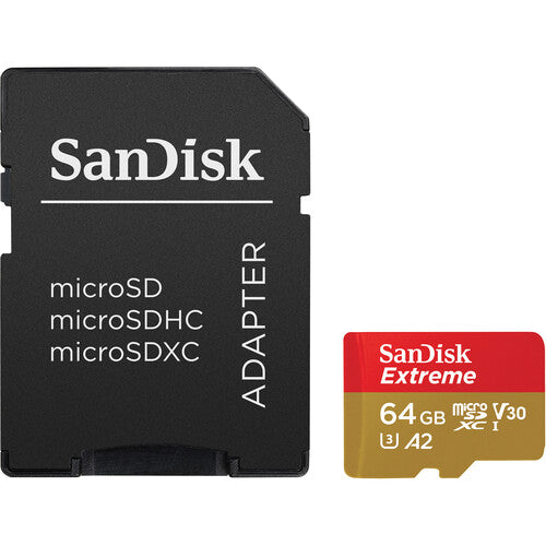 Tarjeta SanDisk Extreme microSDXC de 64GB 170MB/s