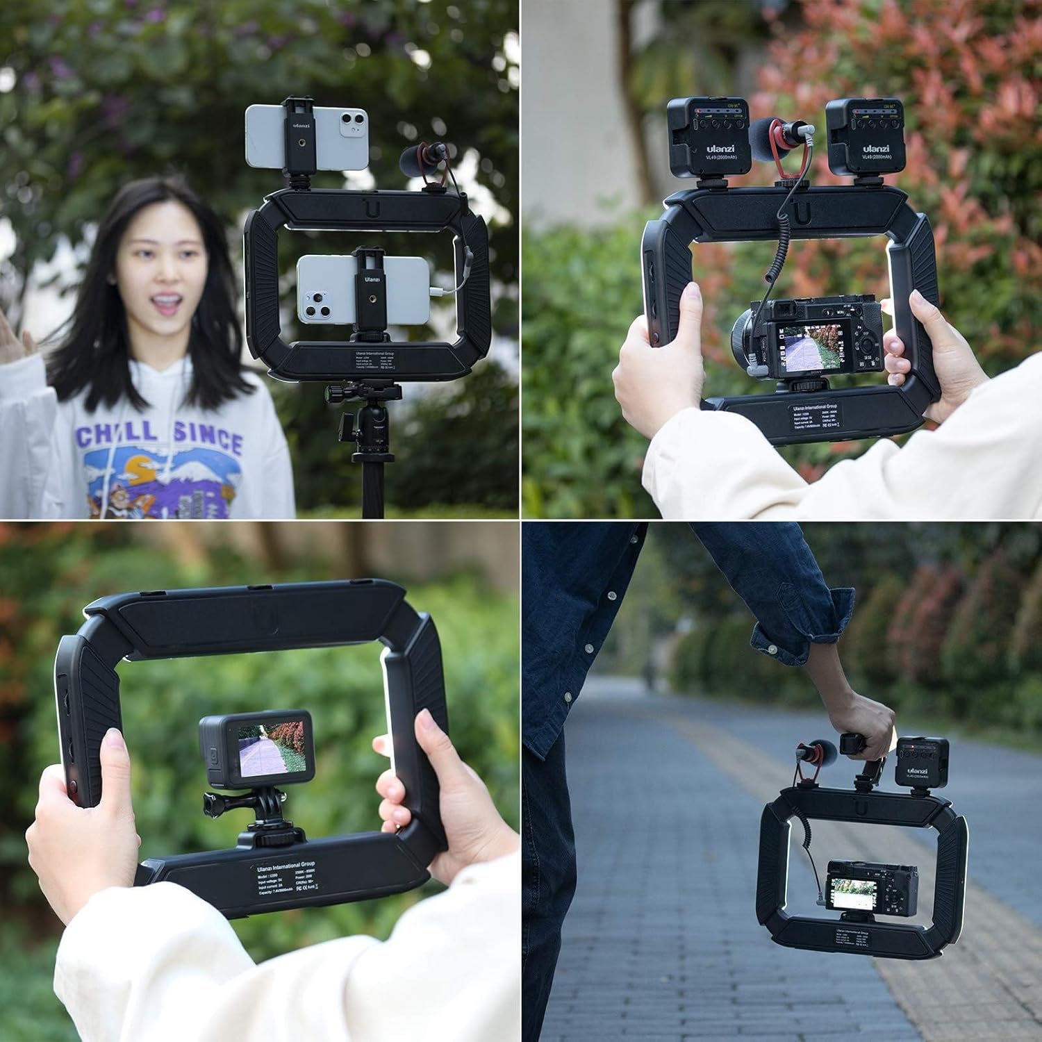 Kit Videorig con lámpara Ulanzi U200