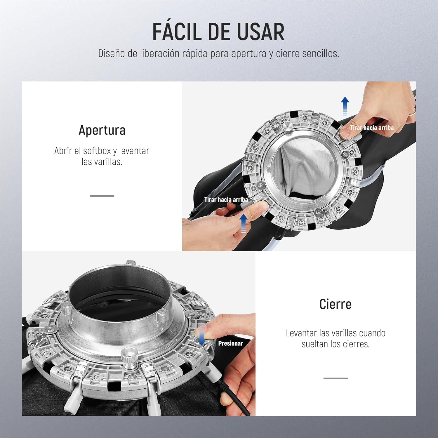 Softbox Octagonal Neewer 70 cms NS27P