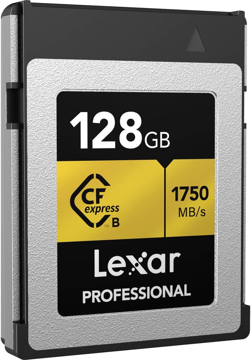 Tarjeta Tarjeta Cfexpress Typo B Lexar Profesional Serie Oro de 128 GB