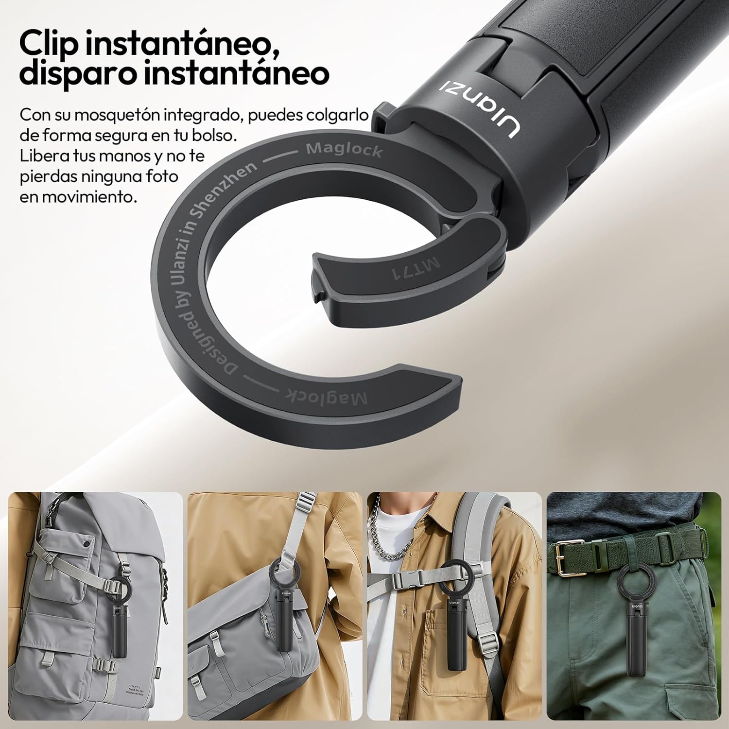 Mini Tripié Magnético para Selfie ULANZI MT71-1