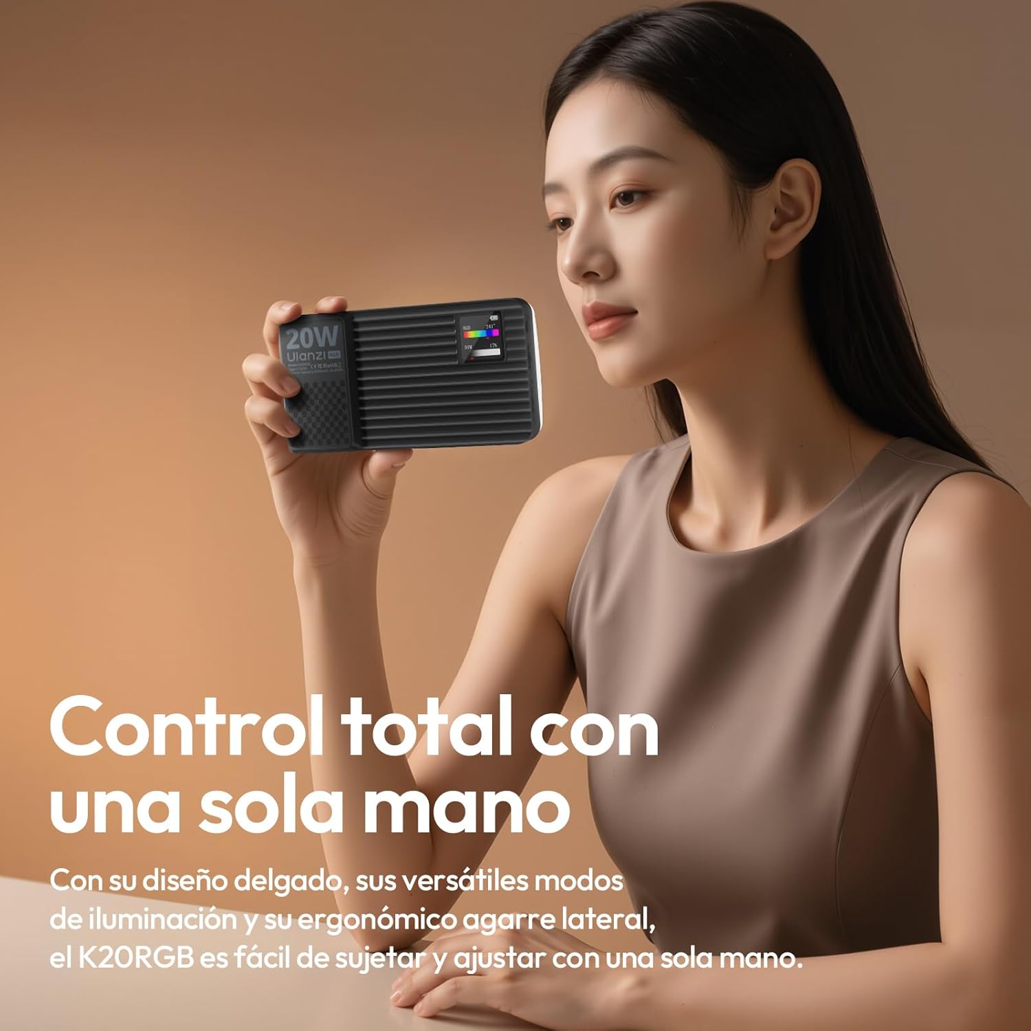 Lampara ULANZI K20RGB 20W RGB