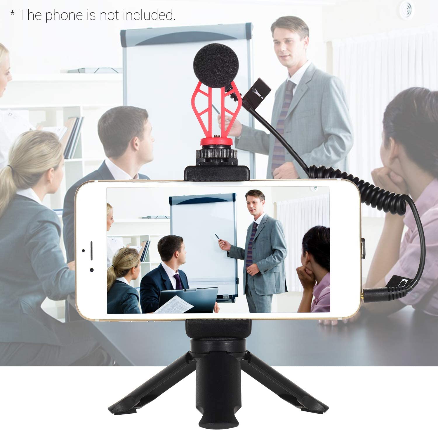 Micrófono Shotgun Acemic CAM20 para cámara y smartphone