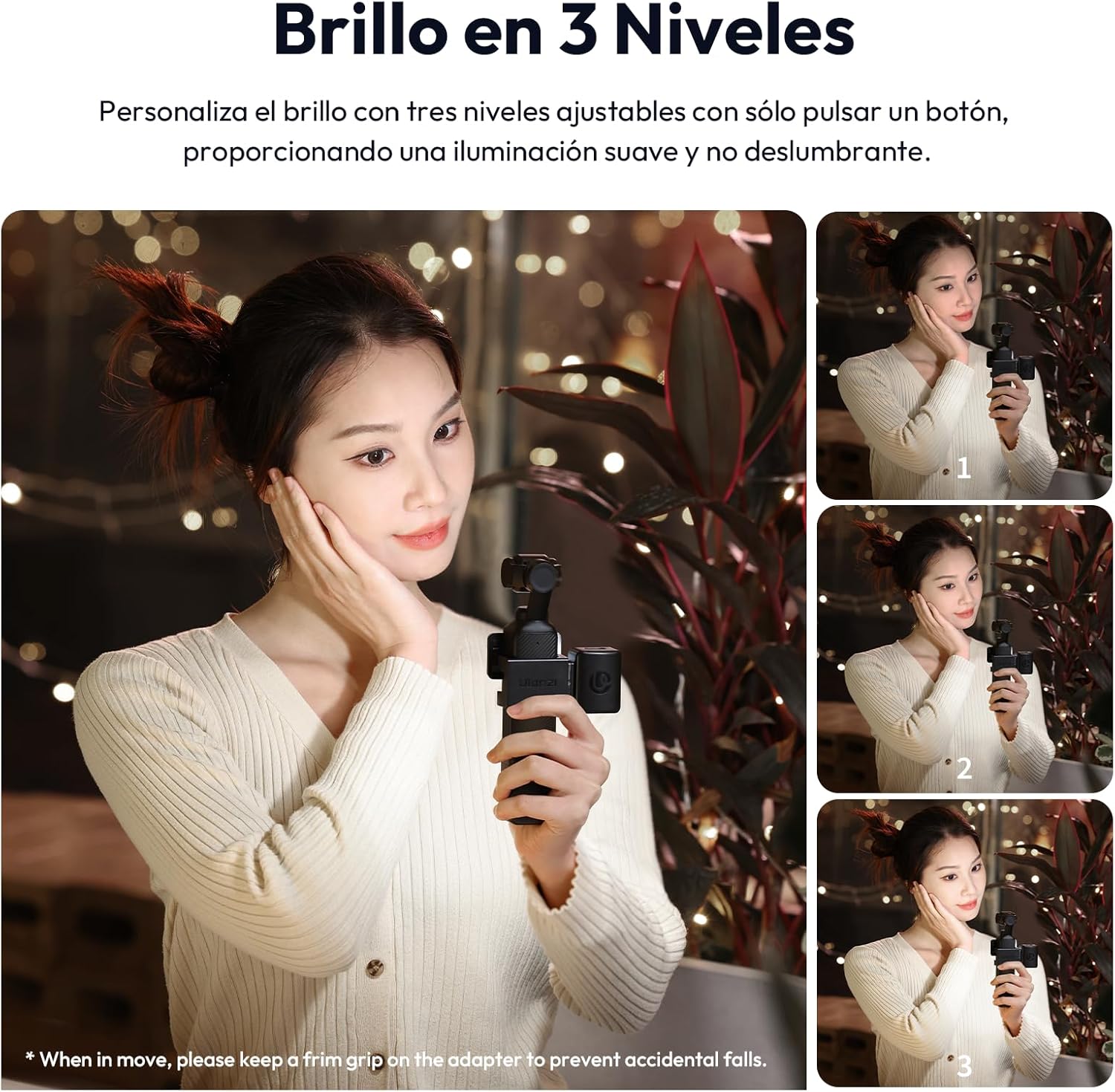 Lámpara Magnética Ulanzi LM001 para Osmo Mobile 3