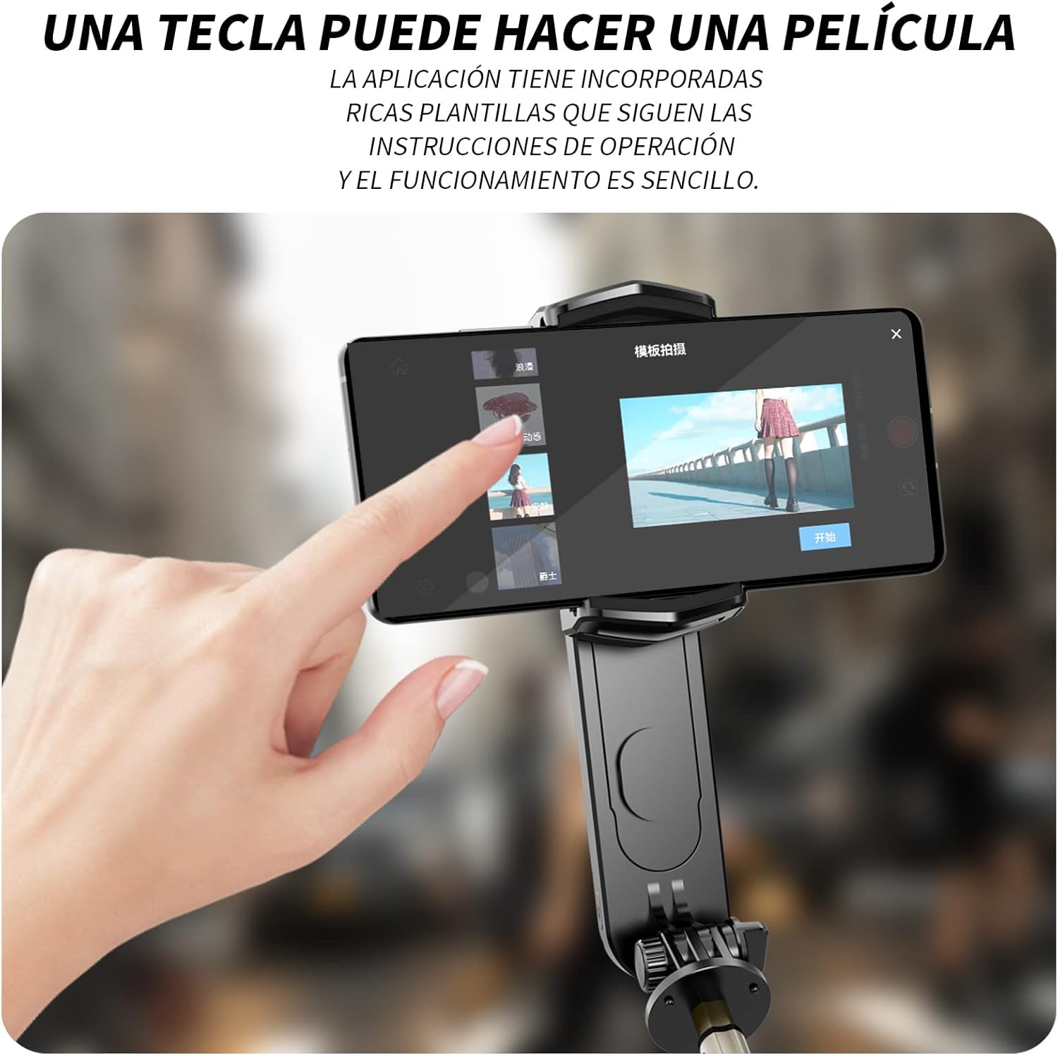 Minitripié, Selfie Stick y Estabilizador Koscheal Q09