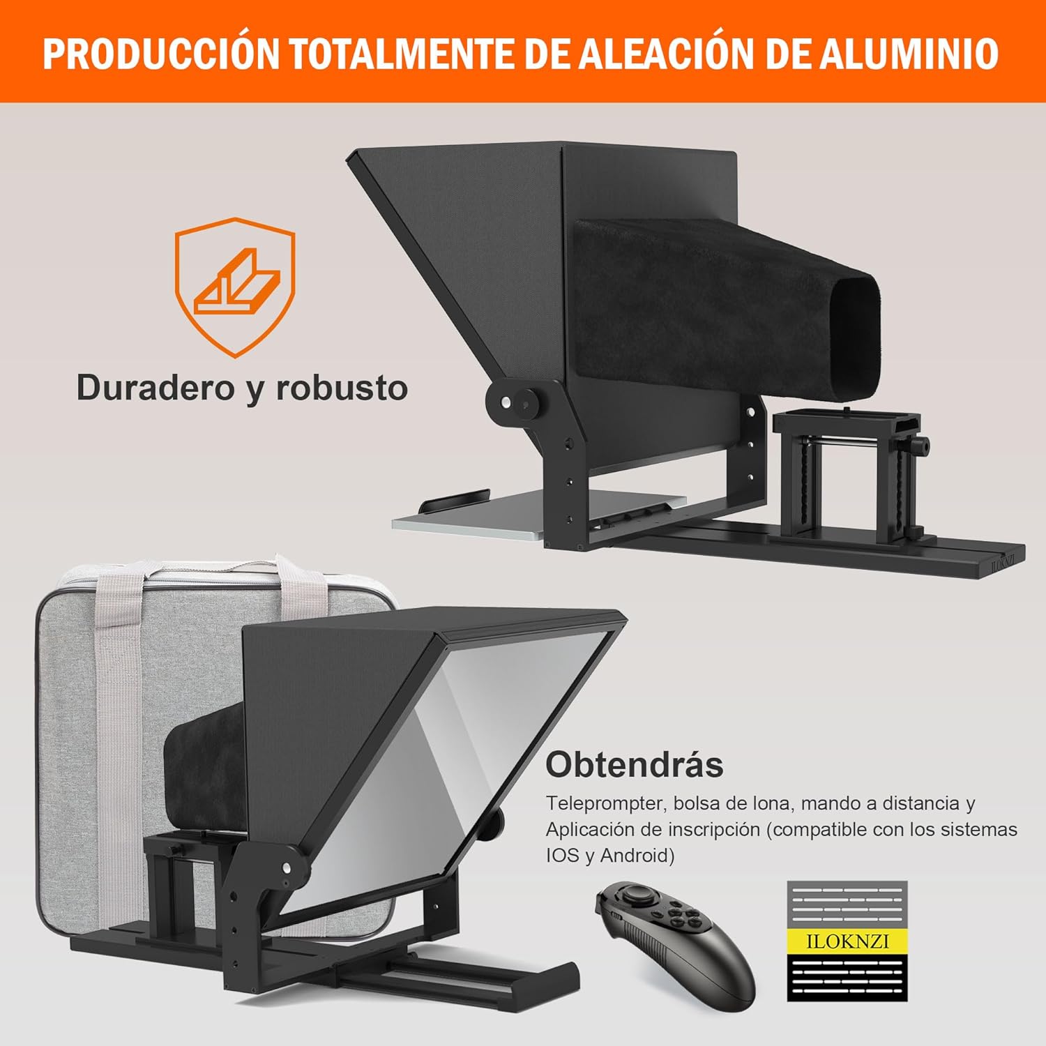 Teleprompter Iloknzi 13"