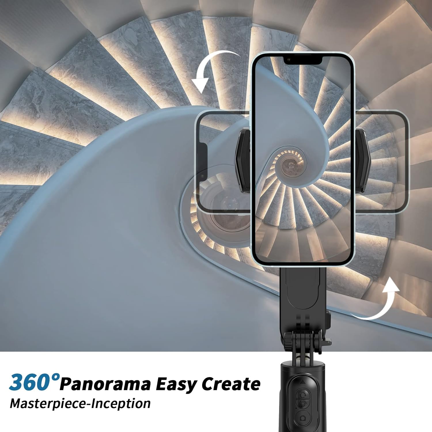 Minitripié, Selfie Stick y Estabilizador Koscheal Q09