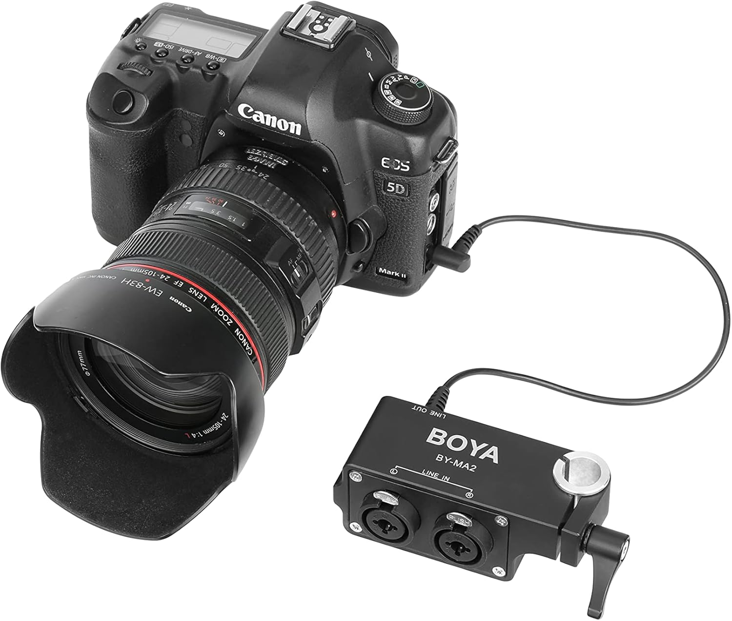 Mixer de Audio Boya BY-MA2