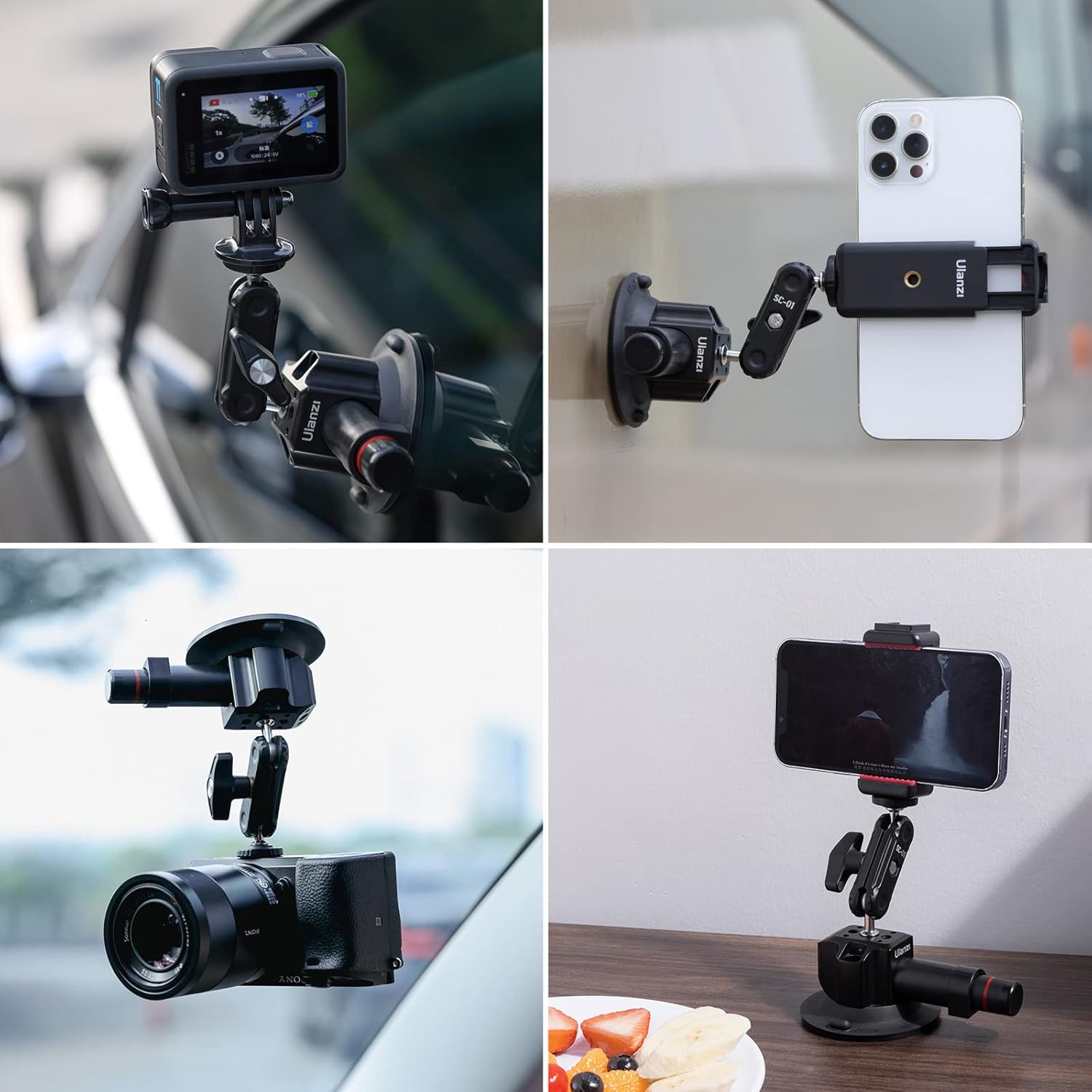 Ventosa Camara Suction Cup Mount ULANZI SC-01