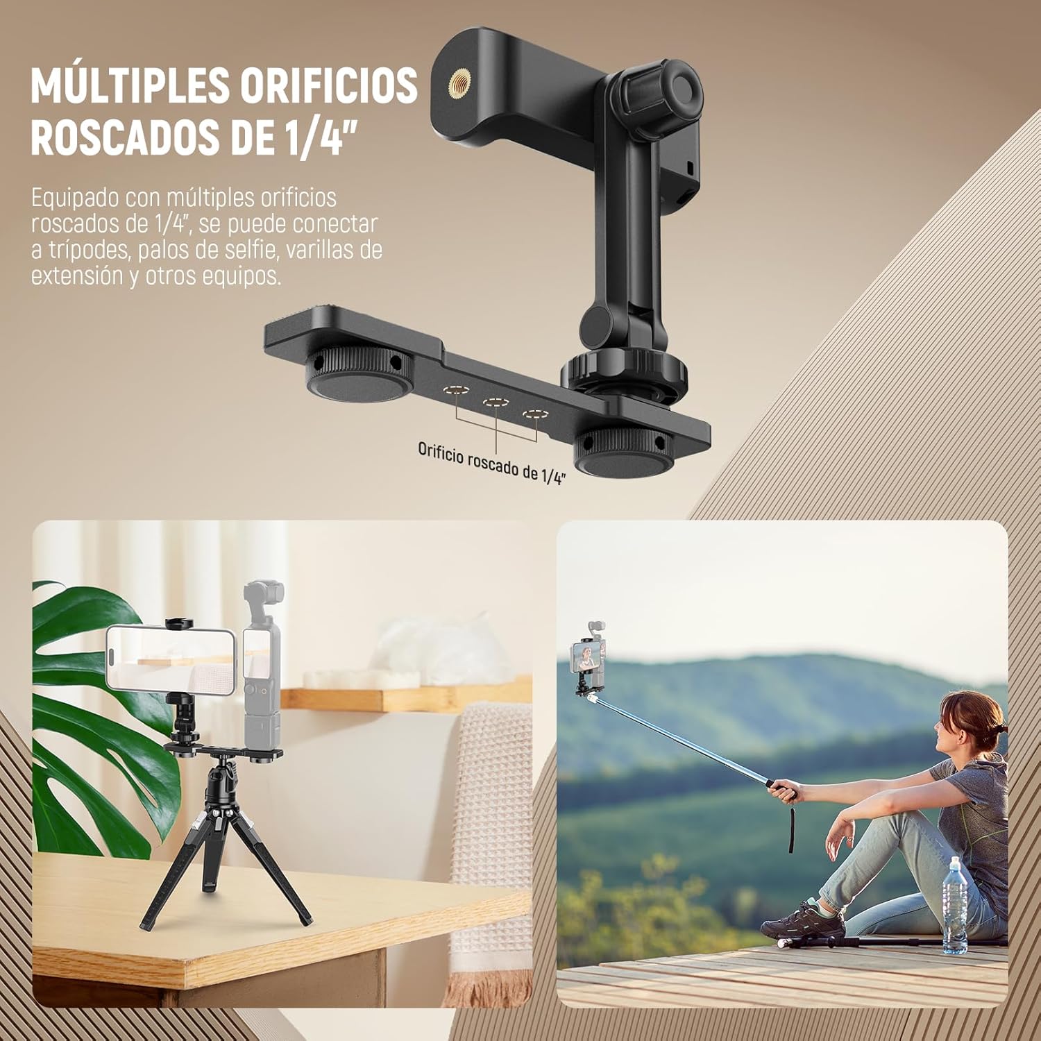 Soporte L Neewer 10105964 para Osmo Pocket 3