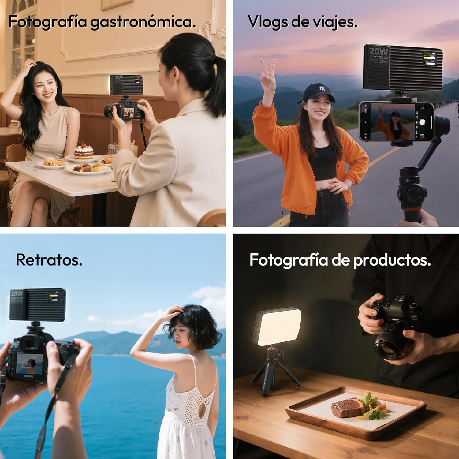 Lampara ULANZI K20RGB 20W RGB